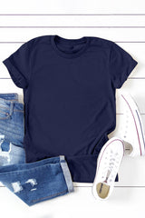 United blue round-neck blue t-shirt
