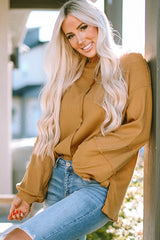 Alto en tejido incorporado con burbujas y mosaicos con costuras visibles