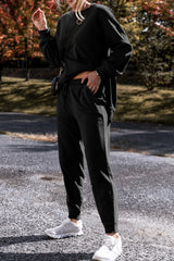 Ensemble pull-over haut-bas et pantalon skinny *-A WOMAN WE LOVE