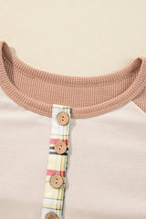 High Henley Patch superpuesto y Patchwork grandes