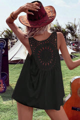 Túnica negra sin mangas * *