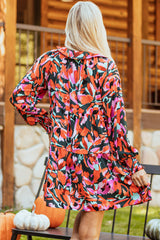 Mini pampilleros y volantes volantes ahumados con flores rojas