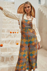 Combinaison multicolore bohème à imprimé floral *-A WOMAN WE LOVE