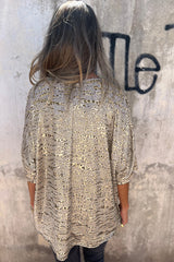 Camiseta de estampado de leopardo *