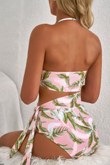 Swimsuit A asymmetrical back piece *
