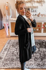 Cardigan noir ouvert sur le devant *-A WOMAN WE LOVE