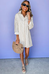 Mini-Robe Long sleeve buttoned shirt *