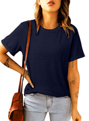 United blue round-neck blue t-shirt