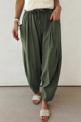 Pantalon décontracté avec cordon de serrage