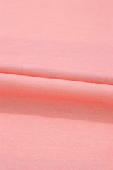 Amplio color azul claro a rayas con hombros caídos