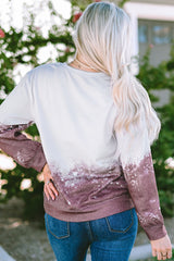 Tie-dye gradient sweatshirt