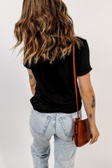 Camiseta United Black Round Neck