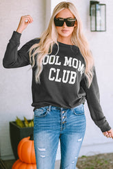 COOL MOMS CLUB Gray Drop Shoulder Sweatshirt