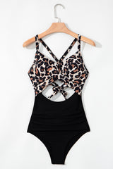 Leopardo negro 2 tonos * monokini