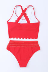Bikini taille haute croisé-A WOMAN WE LOVE