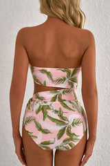 Swimsuit A asymmetrical back piece *