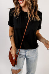 Camiseta United Black Round Neck