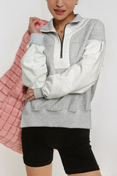 Semifers grises Switteryear y hombros caídos con hendiduras laterales