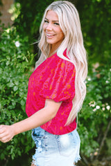 Damn pink printed pink sleeve