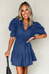 Mini-Robe en Jean élégante et intemporelle*