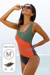 Traje de baño una obra acolchada *