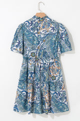 Robe bohème à imprimé cachemire fleuri*