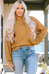 Alto en tejido incorporado con burbujas y mosaicos con costuras visibles