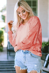 Bleached Pink Crew Neck Sweatshirt