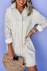 Mini-Robe Long sleeve buttoned shirt *