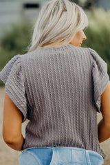 High textured with floating sleeves *