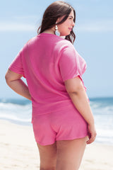 Ensemble Deux Pièces fuchsia Grande Taille *-A WOMAN WE LOVE