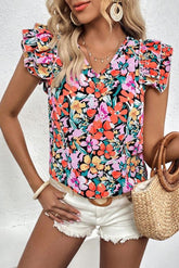 Blouse florale multicolore à -A WOMAN WE LOVE