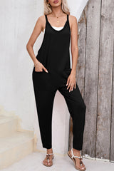 Combinaison sarouel noire sans manches *-A WOMAN WE LOVE