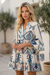 Mini-Robe Sleeve buttoned tribal bracelet *