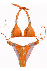 Maillot de Bain Bijoux Orange