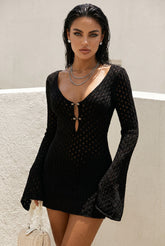 💖 NEGRO DIVINA – El vestido crochet sensual e irresistible