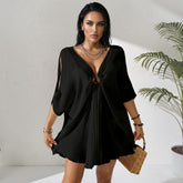 ✨ NEGRO DIVINO – El vestido fluido de encanto sensual