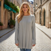 Pull long en maille douce
