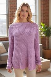 Pull doux maille moelleuse