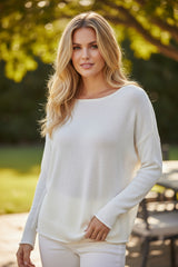 🤍 Pull fin en maille lin & viscose – JIJIL