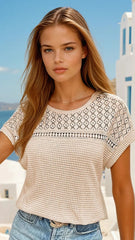 Encaje corto con encaje *