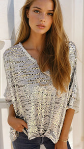 T-Shirt Imprimé Léopard *