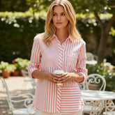 Chemise décontractée boutonnée à manches longues *