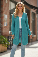 Cardigan Léger à Motifs et Manches Dolman