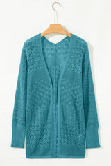 Cardigan Léger à Motifs et Manches Dolman