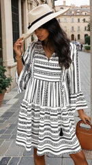 Mini rayas negras, V * collar