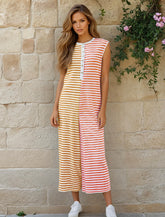 Over-dimensioned combination with orange stripes *