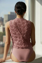 Body sans manches enveloppé à col en V *