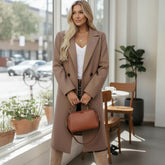 Pardessus Classique à Boutonnage Simple