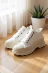 Baskets basses unisexes – Blanc